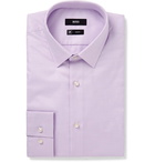 Hugo Boss - Lilac Isko Slim-Fit Cotton-Jacquard Shirt - Men - Lilac