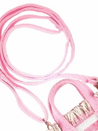 MC2 Saint Barth Pink Striped Cotton Canvas Key Holder