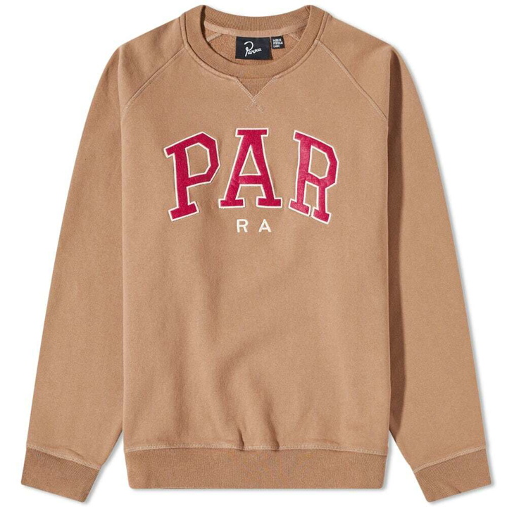 Photo: By Parra Men's Educational Crew Sweat in Shitake
