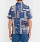 Universal Works - Patchwork Printed Cotton Shirt - Men - Navy