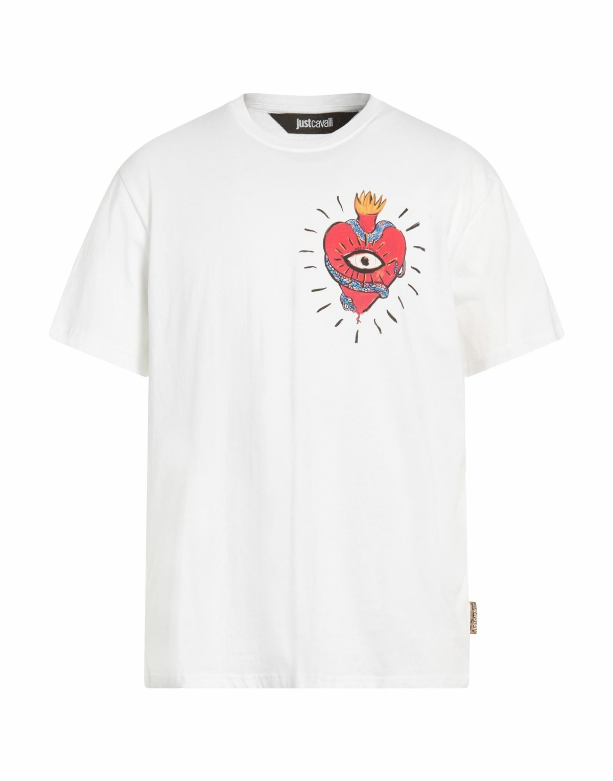 Just Cavalli Mens T-shirt in White