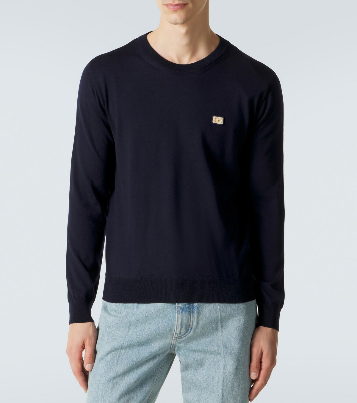 Valentino VLogo virgin wool sweater