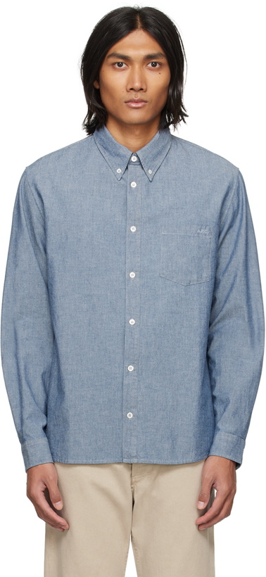 Photo: A.P.C. Blue Edouard Shirt