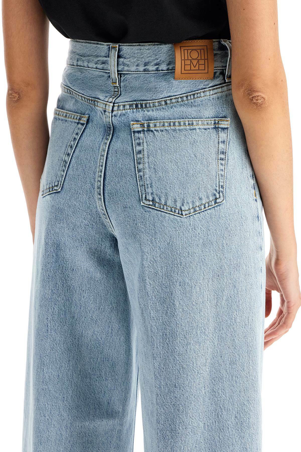 TOTEME wide leg jeans in organic cotton Blue Toteme