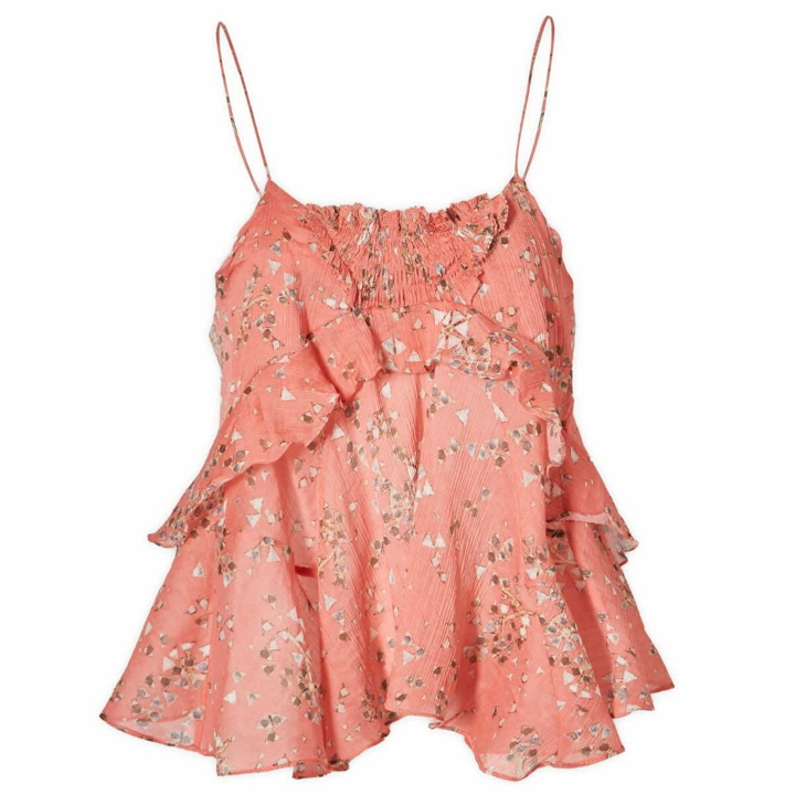 Photo: Isabel Marant Women's Anissa Printed Sleevless Top in Shell Pink