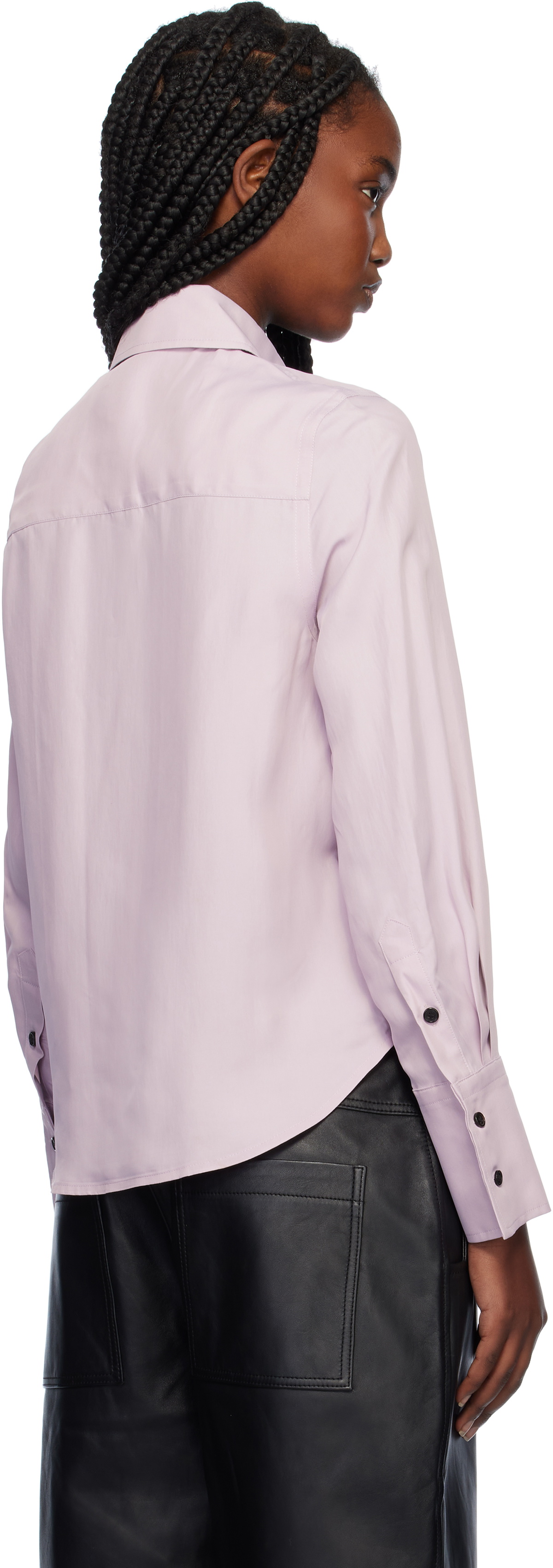CO Purple Button Down Shirt