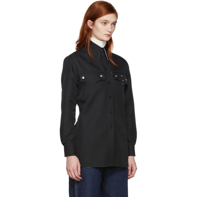 Calvin Klein 205W39NYC Black Western Pockets Shirt Calvin Klein