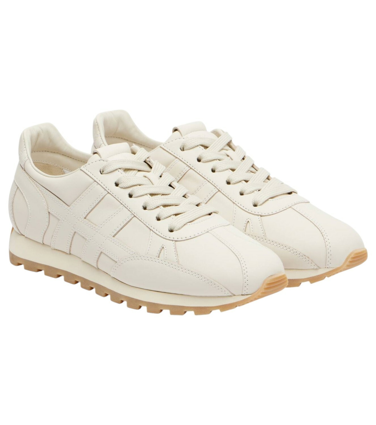 スニーカー HOGAN H669 Sneakers - Hogan - Leather - White Hogan H669 suede and leather sneakers Hogan