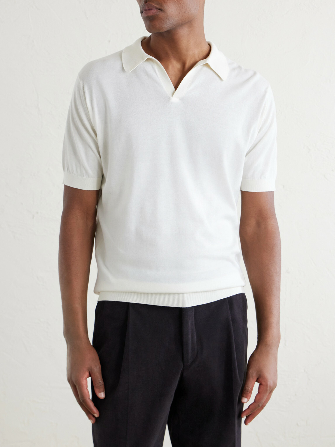John Smedley - Noah Sea Island Cotton Polo Shirt - Neutrals
