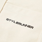Stylerunner Women's Logo Canvas Tote Bag in Natural