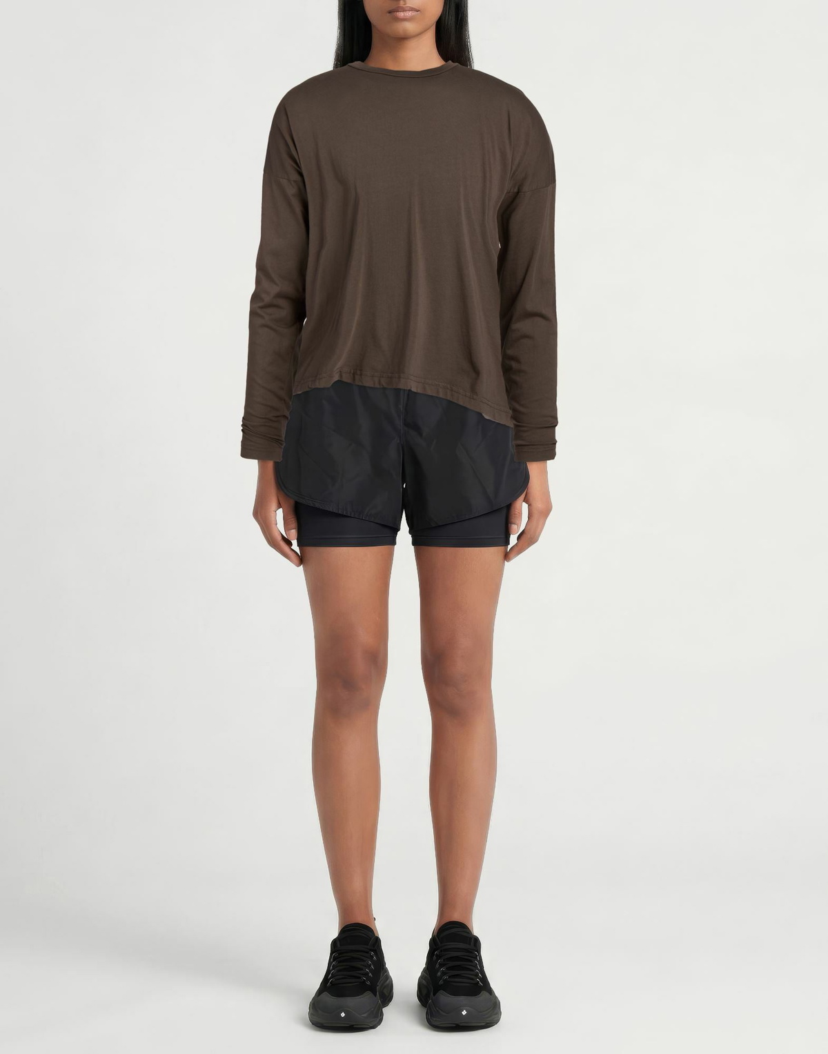 Crossley Womens T-shirt Dark in Brown