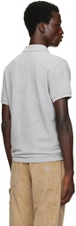 Polo Ralph Lauren Gray Big Pony Crest Mesh Polo