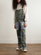 Gallery Dept. - Flared Paint-Splattered Camouflage-Print Overalls - Unknown
