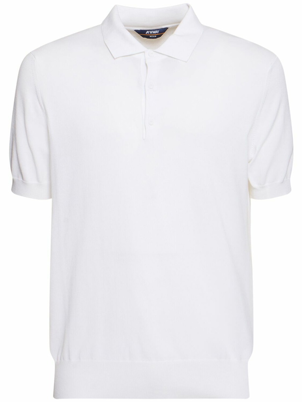 Photo: K-WAY Pleyne Cotton Fine Knit Polo