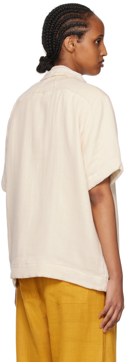 AIREI Off-White Raw Edge Shirt