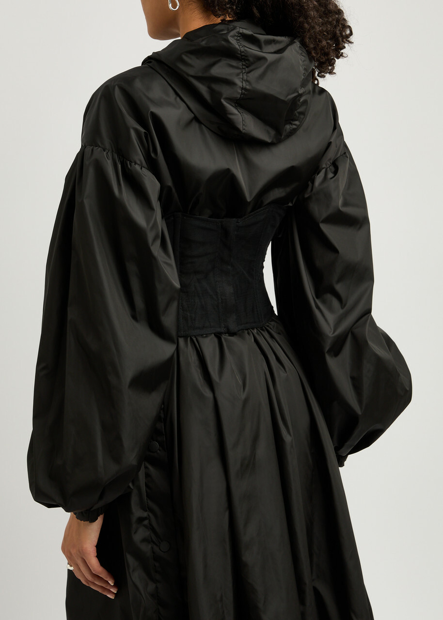 Simone Rocha Crystal-embellished Mesh Corset top Black Simone Rocha