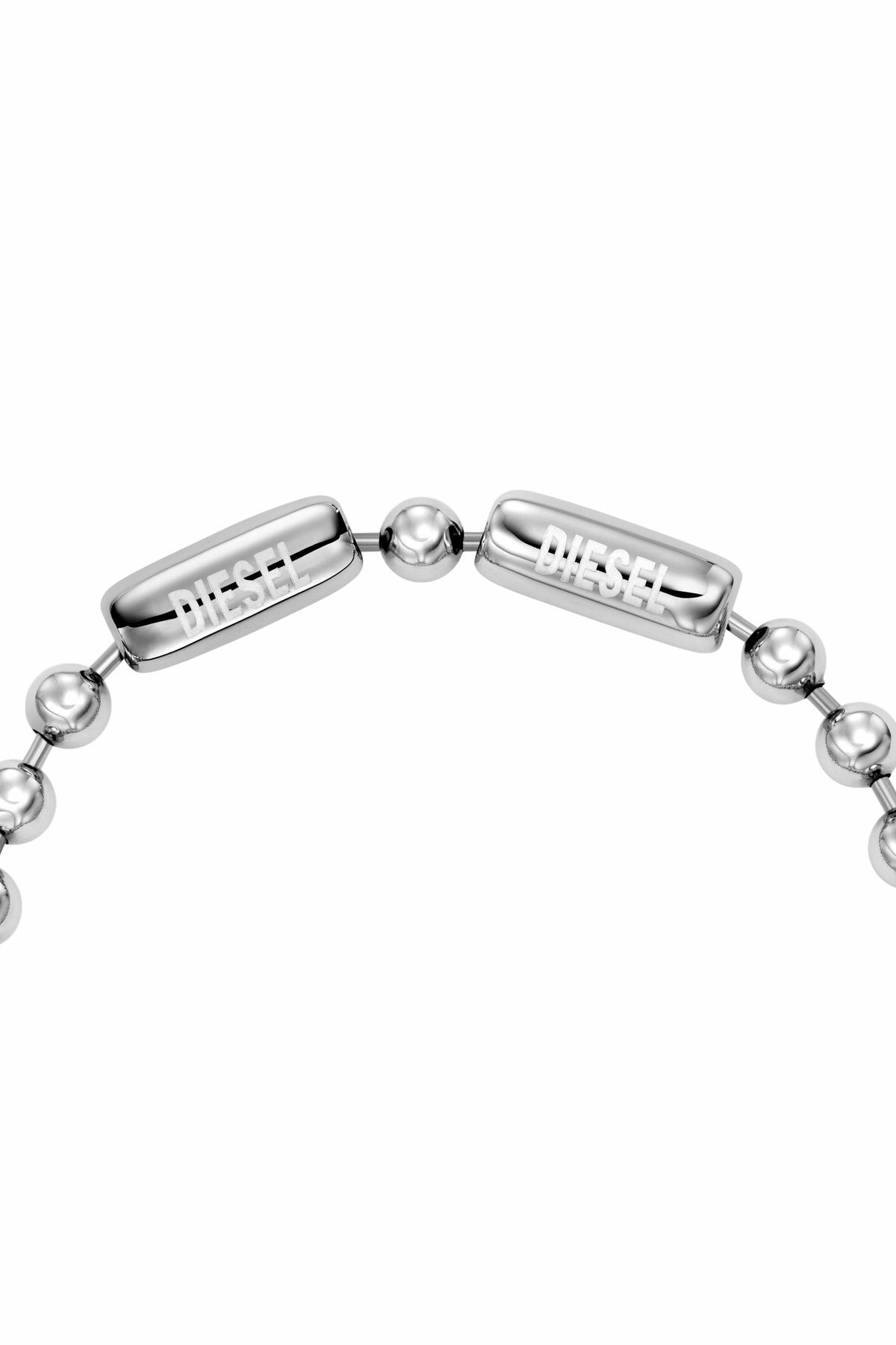 Diesel Stainless Steel Chain Bracelet - Bracelets - Unisex - Silver