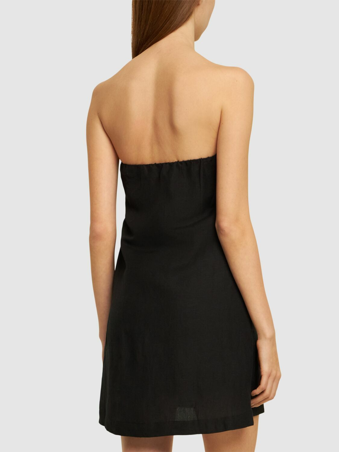 POSSE Presley Strapless Viscose Mini Dress Posse POSSE Presley Strapless Viscose Mini Dress Posse