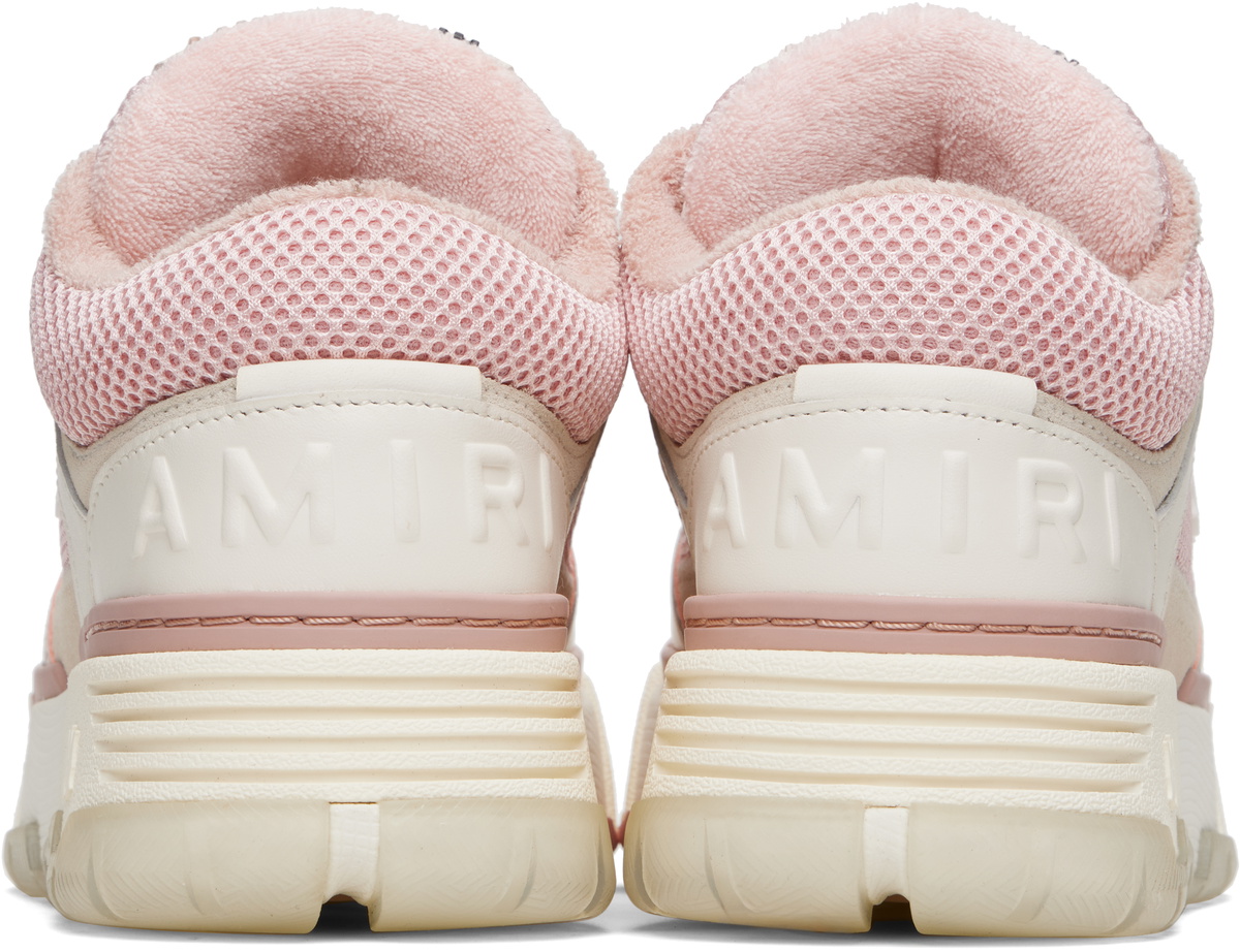 AMIRI Pink & White MA-1 Sneakers Amiri