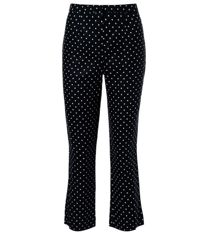 Photo: Faithfull Iria polka-dot linen capri pants