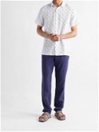 ONIA - Samuel Embroidered Linen-Chambray Shirt - White