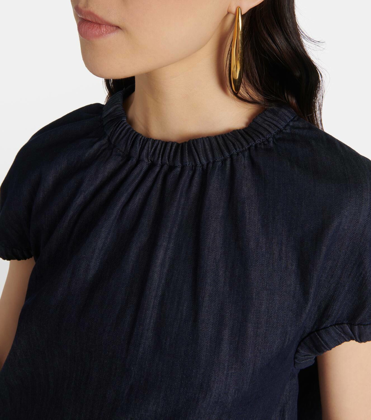 'S Max Mara Baiocco denim top
