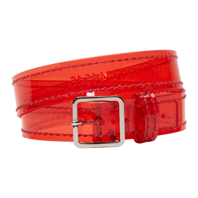 Photo: Maison Margiela Red Transparent Wrap Bracelet