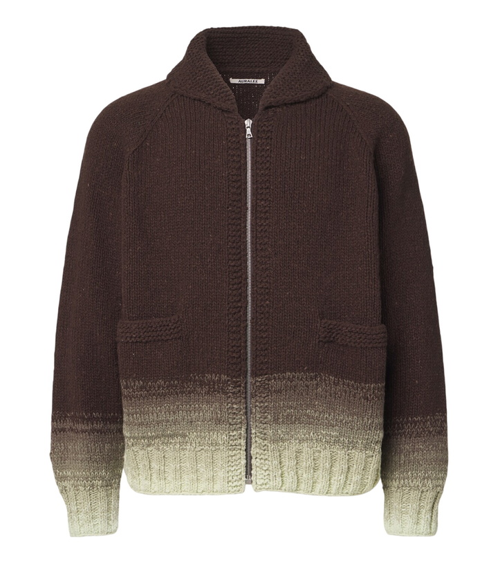 Photo: Auralee Ombré wool cardigan