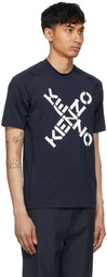 Kenzo Navy Slim-Fit Sport Short Sleeve T-Shirt