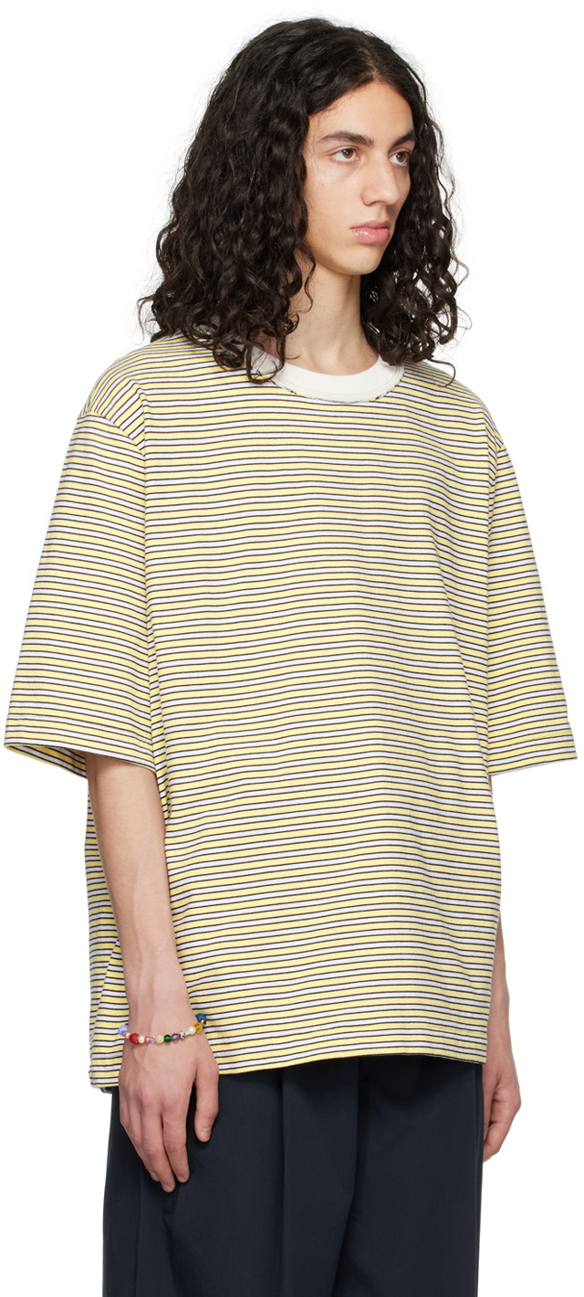 Camiel Fortgens Yellow & White Big T-Shirt Camiel Fortgens