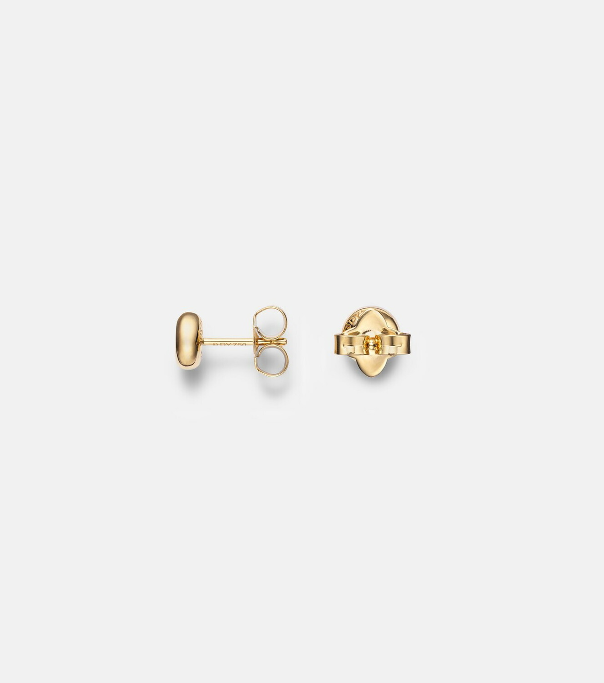 David Yurman Pavé 18kt gold earrings with diamonds