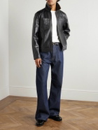 Oliver Spencer - Norton Leather Jacket - Black