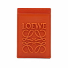 Loewe Men's Slim Card Holder in Orange