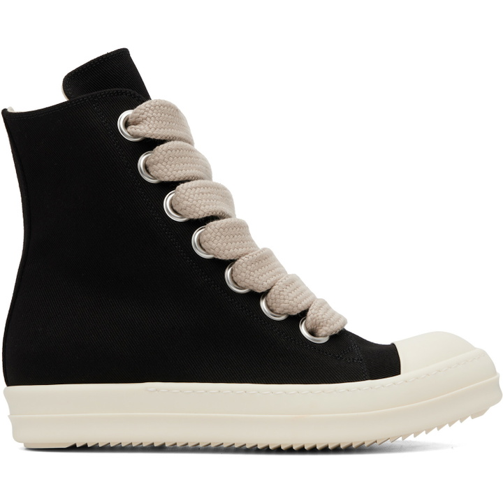 Photo: Rick Owens DRKSHDW Black Tower Jumbolace Sneaks Sneakers