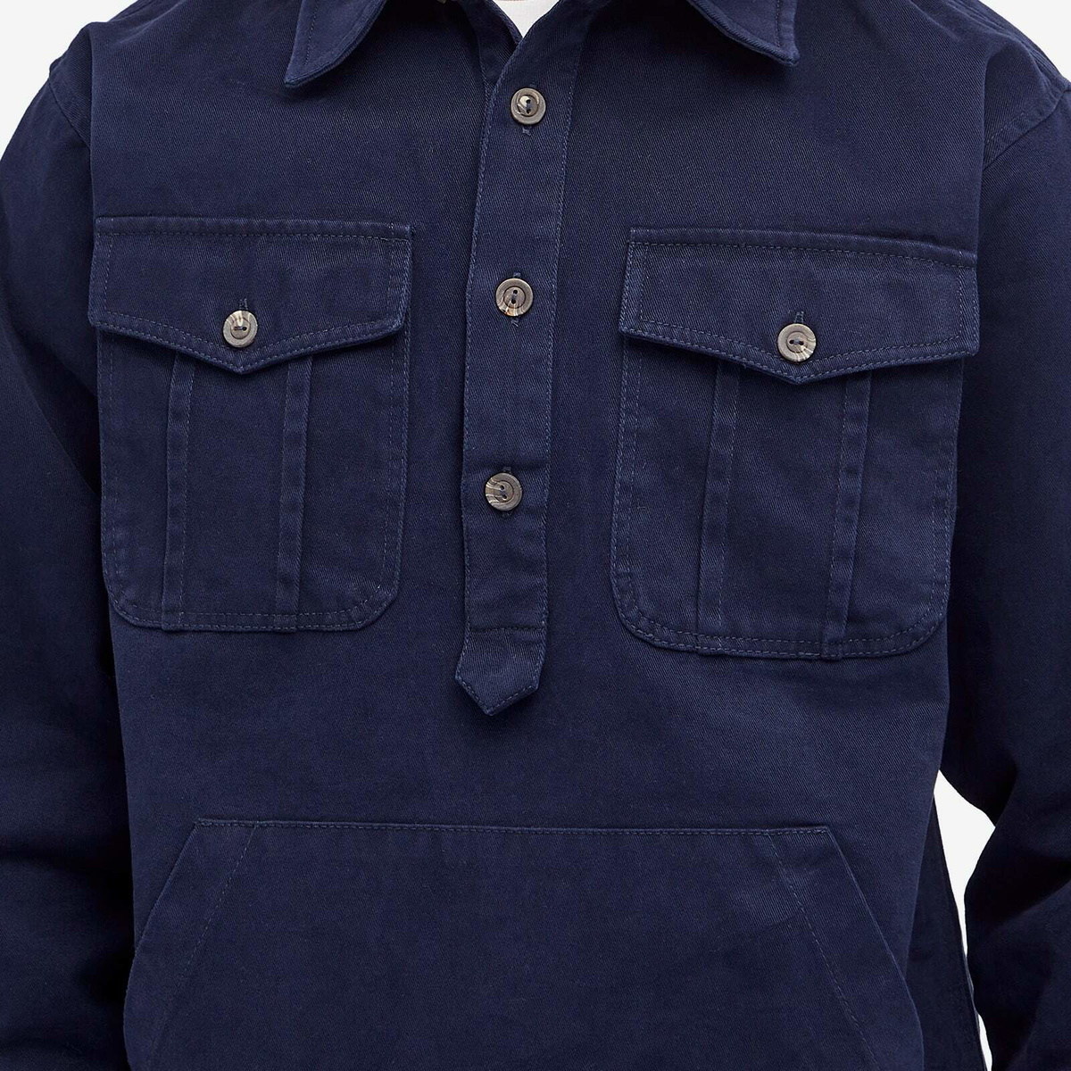 Dubbleware Men's Westford Pullover Shirt in Navy