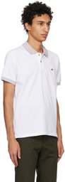 Vivienne Westwood White Stripe Collar Polo