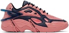 Raf Simons Pink & Navy Cylon-21 Sneakers