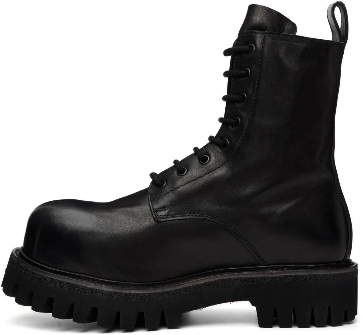 A DICIANNOVEVENTITRE Black Horse Octa Combat Boots
