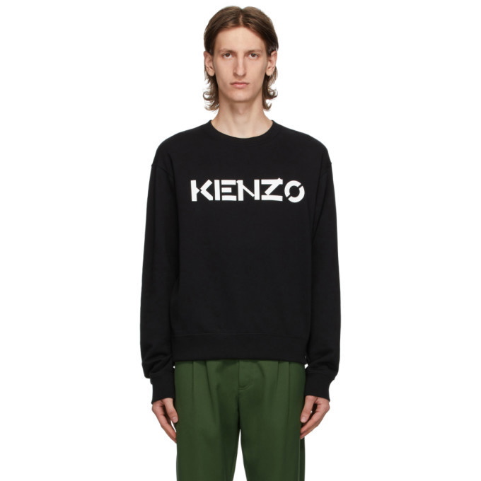 Photo: Kenzo Black Logo Crewneck Sweatshirt