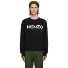 Kenzo Black Logo Crewneck Sweatshirt