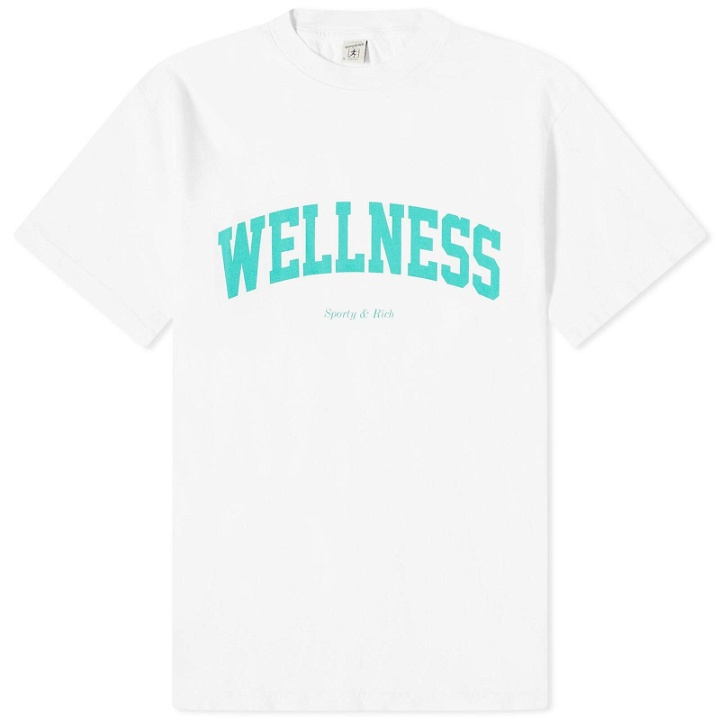 Photo: Sporty & Rich Wellness Ivy T-Shirt in White