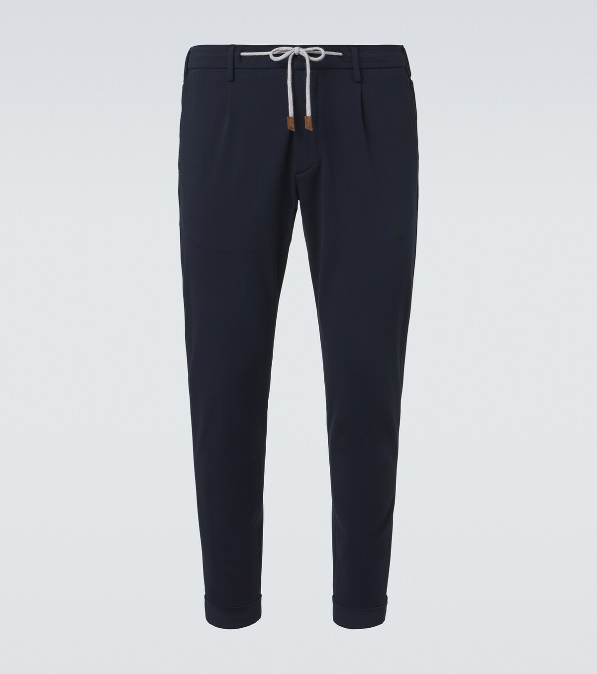 Eleventy Cotton-blend slim pants