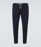 Eleventy Cotton-blend slim pants
