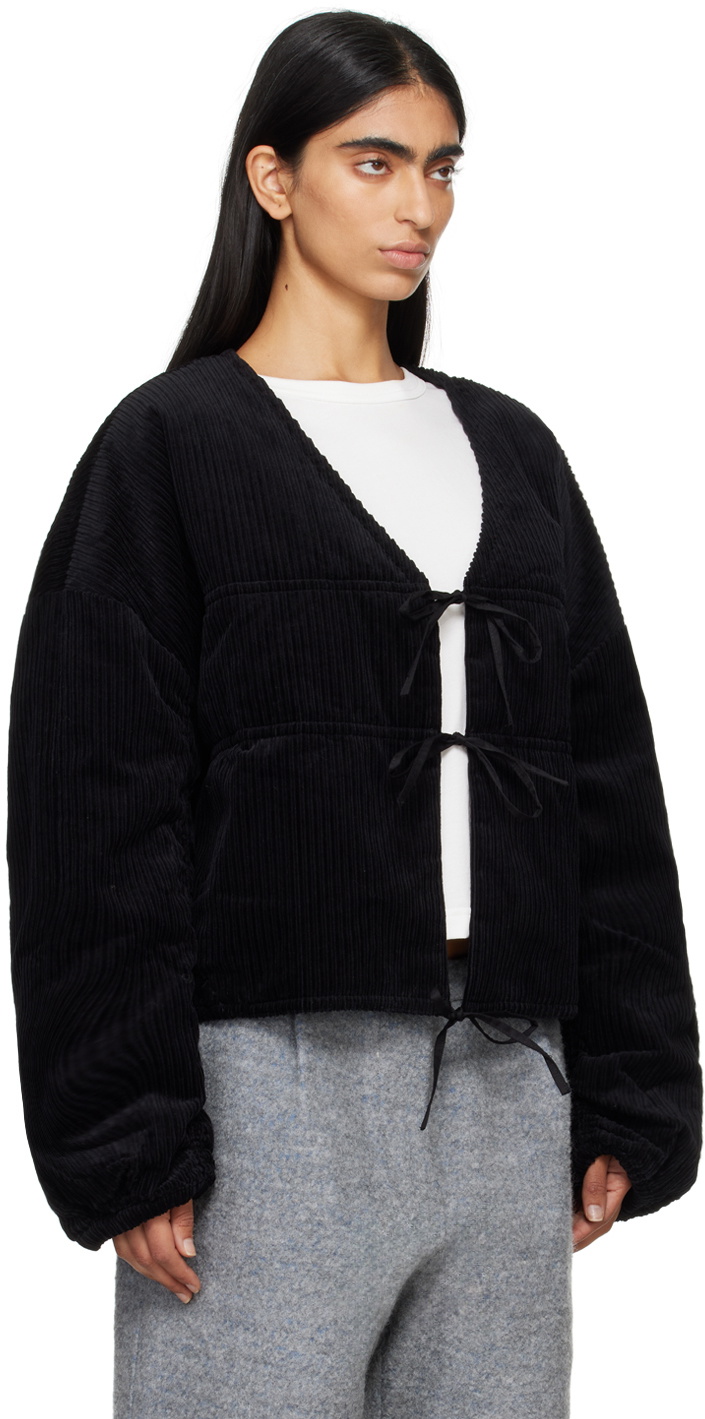 Deiji Studios Black Reversible Cord Coat