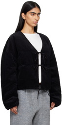 Deiji Studios Black Reversible Cord Coat