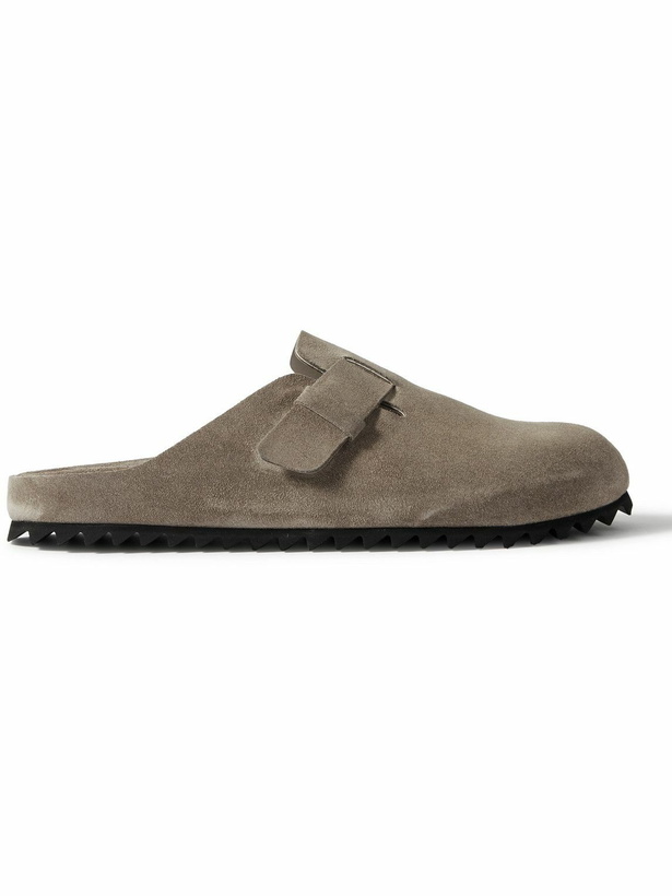 Photo: Officine Creative - Agora Suede Clogs - Neutrals