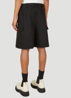 Heavy Twill Shorts in Black