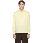 Our Legacy Yellow Half Zip Polo Sweatshirt