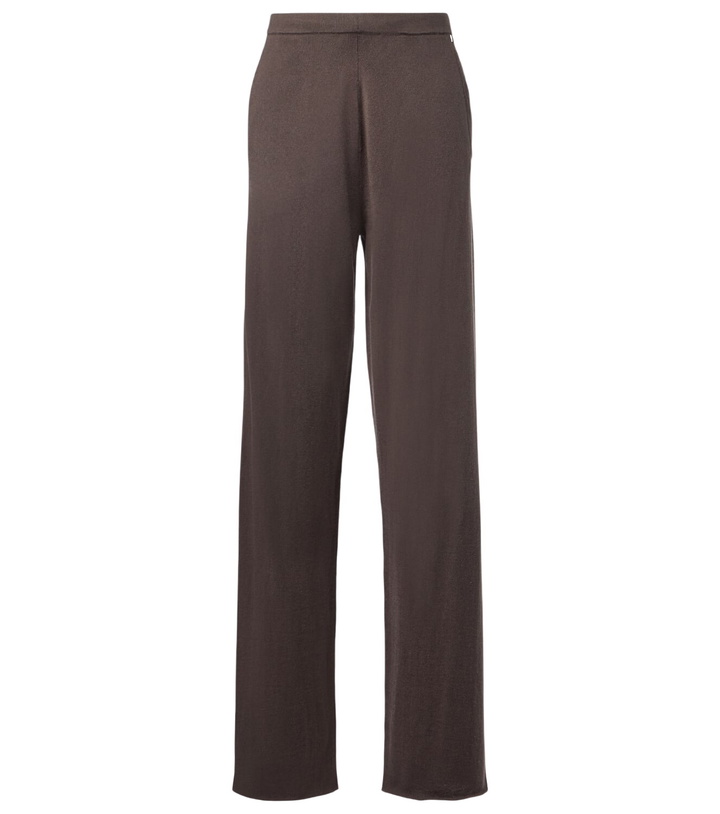Photo: Extreme Cashmere N°353 Relax cotton and cashmere wide-leg pants