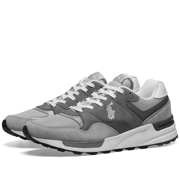 Photo: Polo Ralph Lauren Trackster 100 Leather Trainer